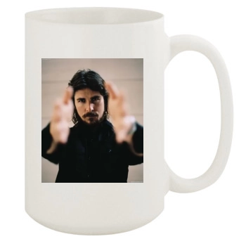 Christian Bale 15oz White Mug