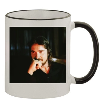 Christian Bale 11oz Colored Rim & Handle Mug