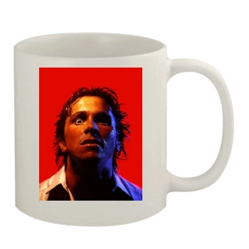 Christian Bale 11oz White Mug