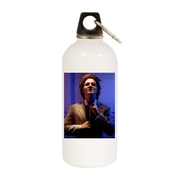 Christian Bale White Water Bottle With Carabiner