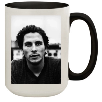 Christian Bale 15oz Colored Inner & Handle Mug