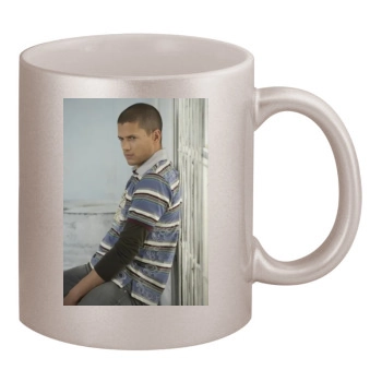 Wentworth Miller 11oz Metallic Silver Mug