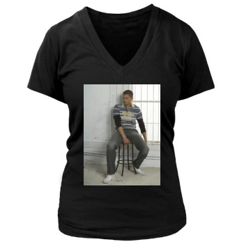 Wentworth Miller Women's Deep V-Neck TShirt