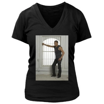 Wentworth Miller Women's Deep V-Neck TShirt