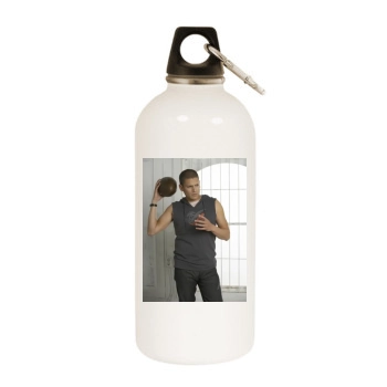 Wentworth Miller White Water Bottle With Carabiner