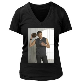 Wentworth Miller Women's Deep V-Neck TShirt