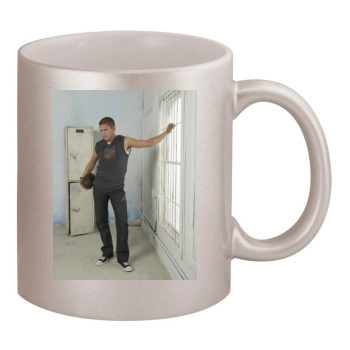 Wentworth Miller 11oz Metallic Silver Mug