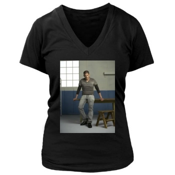 Wentworth Miller Women's Deep V-Neck TShirt