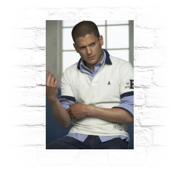 Wentworth Miller Metal Wall Art