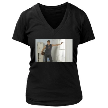 Wentworth Miller Women's Deep V-Neck TShirt