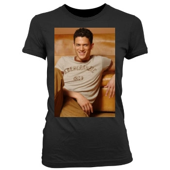 Wentworth Miller Women's Junior Cut Crewneck T-Shirt