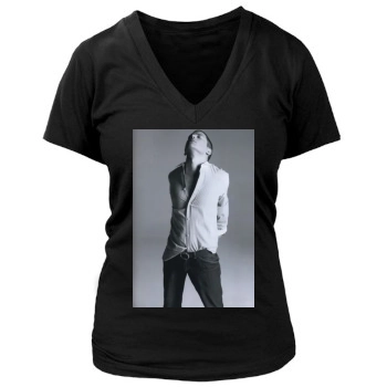 Wentworth Miller Women's Deep V-Neck TShirt