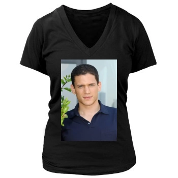 Wentworth Miller Women's Deep V-Neck TShirt