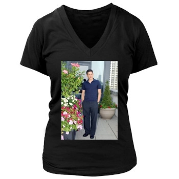 Wentworth Miller Women's Deep V-Neck TShirt