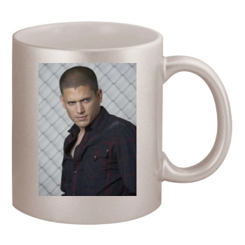 Wentworth Miller 11oz Metallic Silver Mug