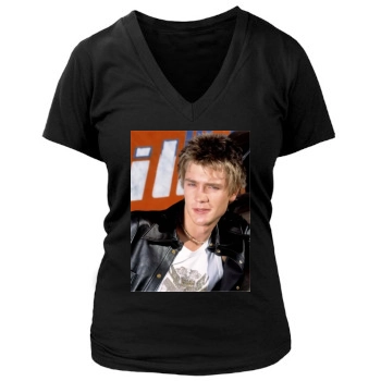 Chad Michael Murray Women's Deep V-Neck TShirt