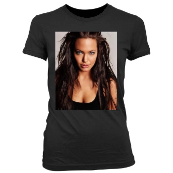 Angelina Jolie Women's Junior Cut Crewneck T-Shirt