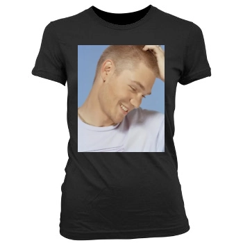 Chad Michael Murray Women's Junior Cut Crewneck T-Shirt