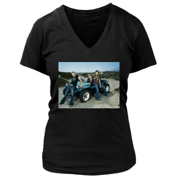 Chad Michael Murray Women's Deep V-Neck TShirt