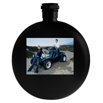 Chad Michael Murray Round Flask