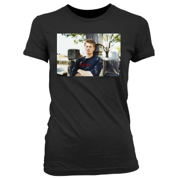 Chad Michael Murray Women's Junior Cut Crewneck T-Shirt