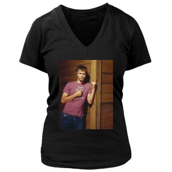 Chad Michael Murray Women's Deep V-Neck TShirt