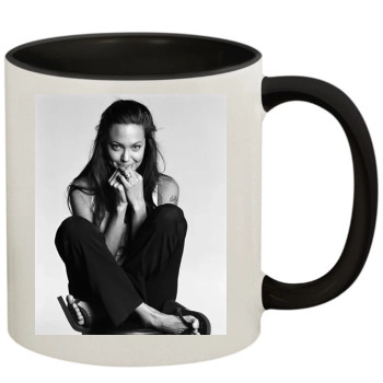 Angelina Jolie 11oz Colored Inner & Handle Mug