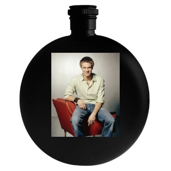 Chad Michael Murray Round Flask