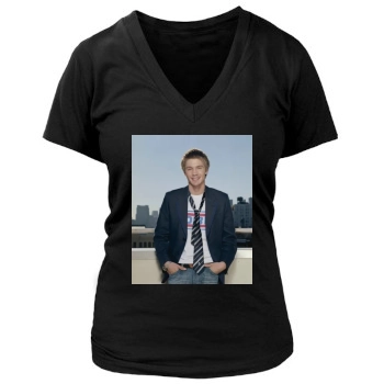 Chad Michael Murray Women's Deep V-Neck TShirt