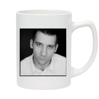 Clive Owen 14oz White Statesman Mug