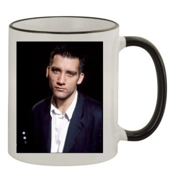 Clive Owen 11oz Colored Rim & Handle Mug