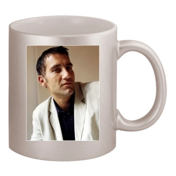 Clive Owen 11oz Metallic Silver Mug