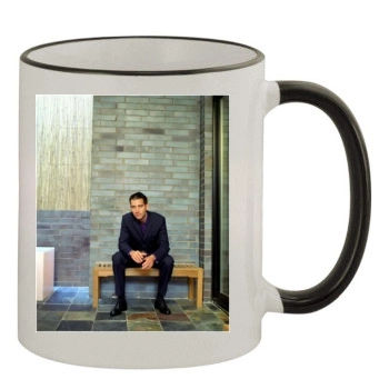 Clive Owen 11oz Colored Rim & Handle Mug