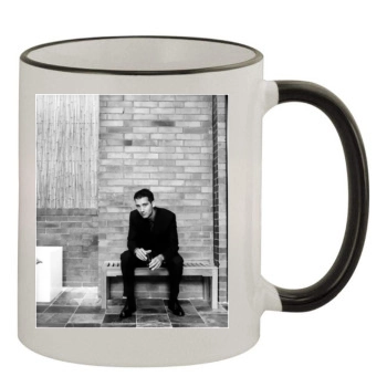 Clive Owen 11oz Colored Rim & Handle Mug