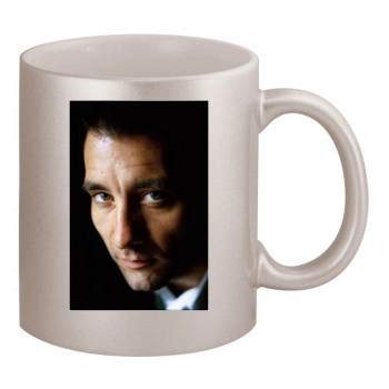 Clive Owen 11oz Metallic Silver Mug