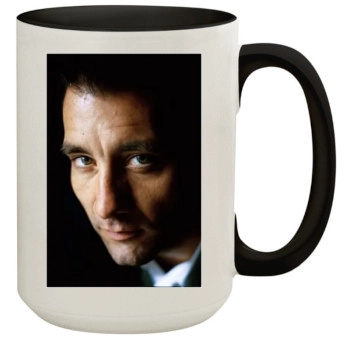 Clive Owen 15oz Colored Inner & Handle Mug