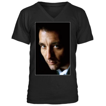 Clive Owen Men's V-Neck T-Shirt