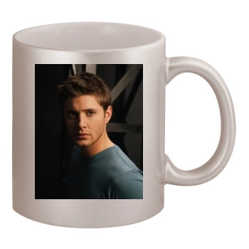 Jensen Ackles 11oz Metallic Silver Mug