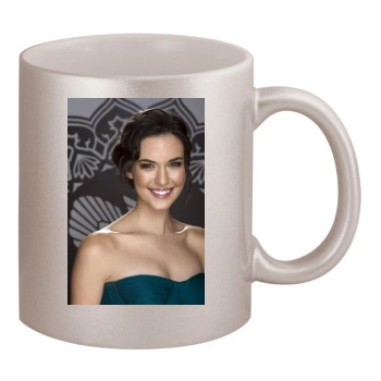 Odette Annable 11oz Metallic Silver Mug