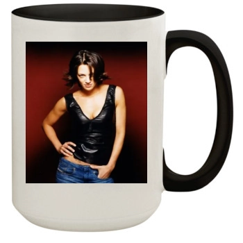 Asia Argento 15oz Colored Inner & Handle Mug