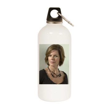 Marcia Gay Harden White Water Bottle With Carabiner