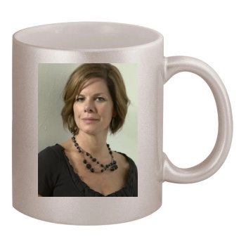 Marcia Gay Harden 11oz Metallic Silver Mug