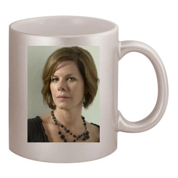 Marcia Gay Harden 11oz Metallic Silver Mug