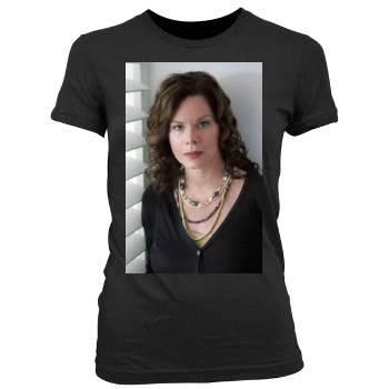 Marcia Gay Harden Women's Junior Cut Crewneck T-Shirt