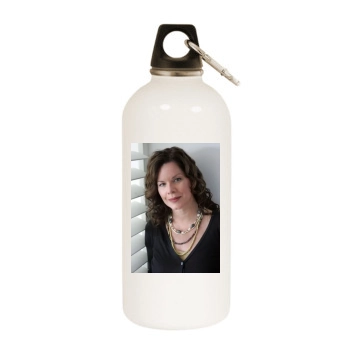 Marcia Gay Harden White Water Bottle With Carabiner