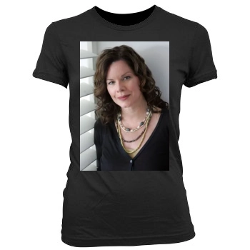 Marcia Gay Harden Women's Junior Cut Crewneck T-Shirt