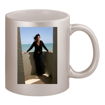 Marcia Gay Harden 11oz Metallic Silver Mug