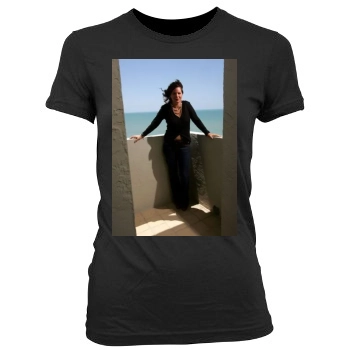 Marcia Gay Harden Women's Junior Cut Crewneck T-Shirt