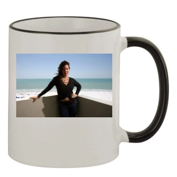 Marcia Gay Harden 11oz Colored Rim & Handle Mug