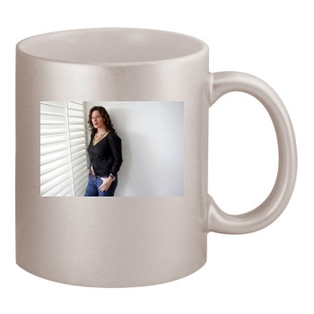 Marcia Gay Harden 11oz Metallic Silver Mug